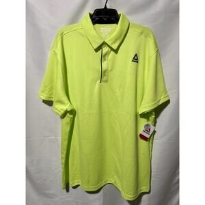 Reebok Classic Men's Perf Polo Shirt Size 3XL Color Sharp Green